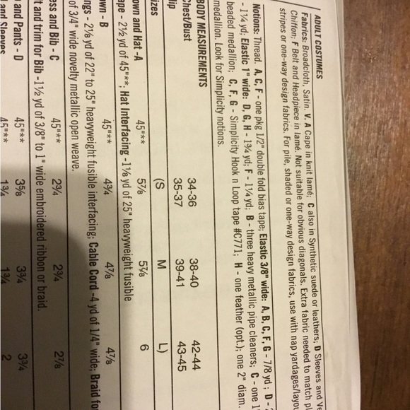 Simplicity 9169 cut to m-  Kids Halloween Costume Set - - Picture 5 of 7